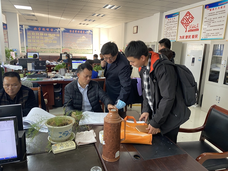 蚌埠市人普办到怀远县调研督导入户摸底工作